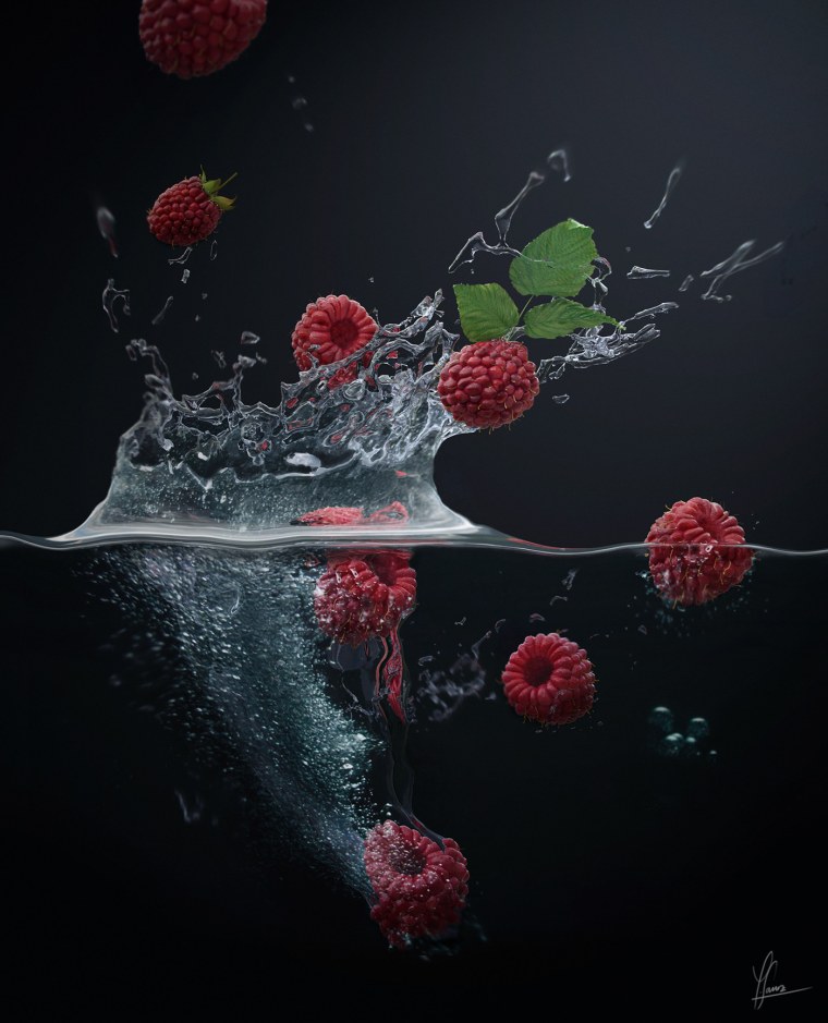 Фрукты брызги