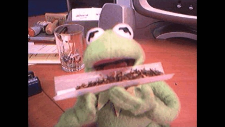 Кермит повесился гиф