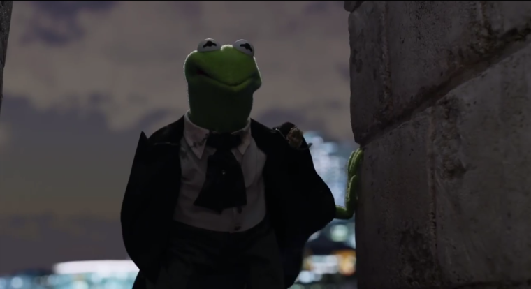 Кермит смеется