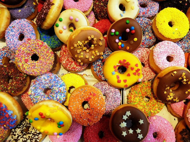 Пончики разноцветные