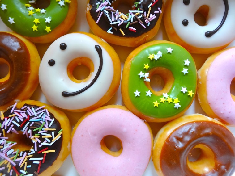 Красивые пончики