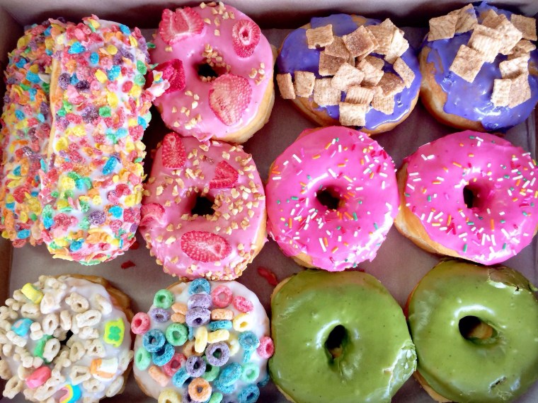 Пончики разноцветные