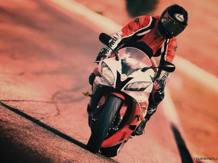 Мотоциклист на аву