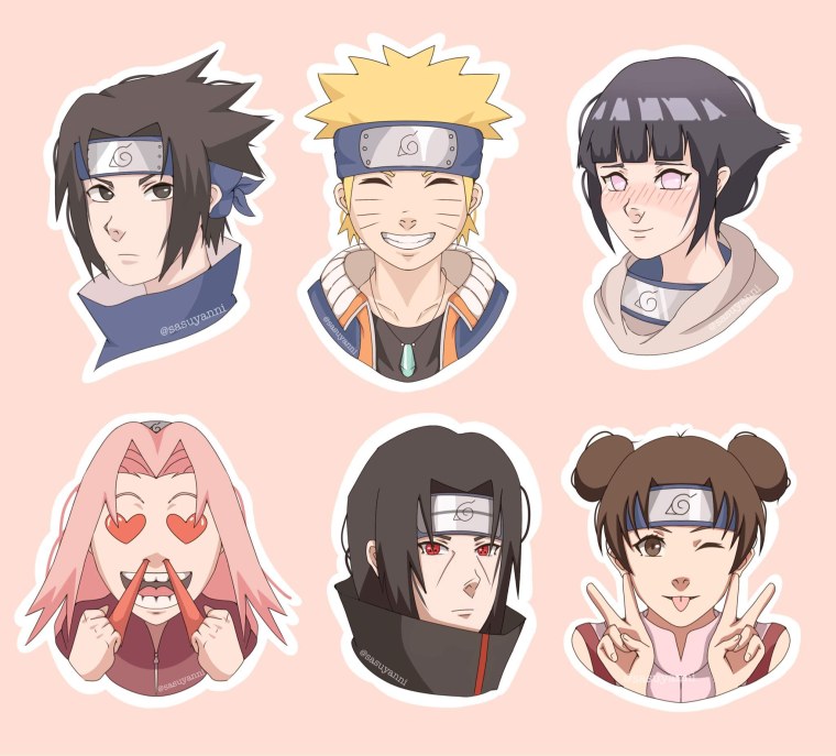 Стикеры Наруто Итачи