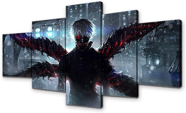 Канеки Кен лицо