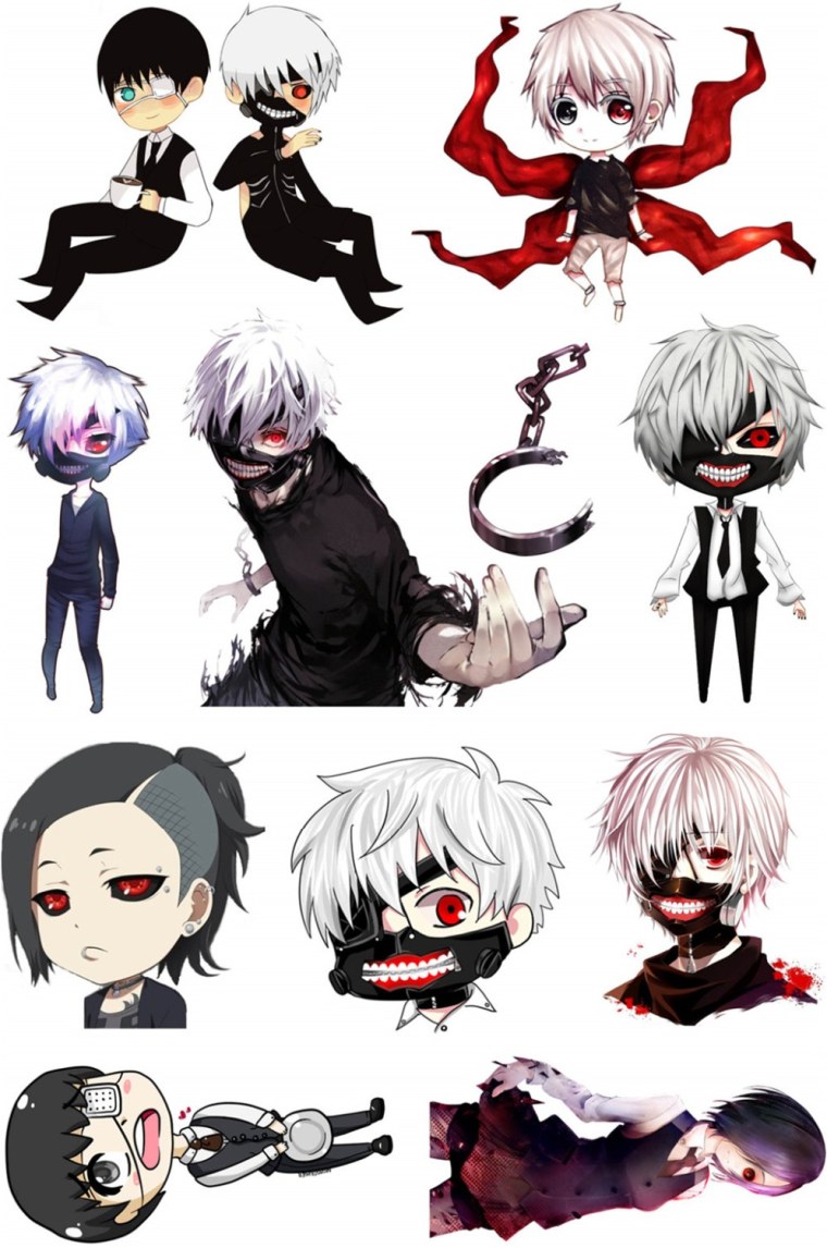 Канеки Кен на прозрачном фоне