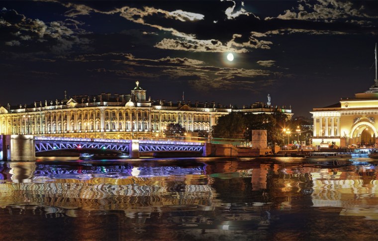 Река Нева Дворцовый мост