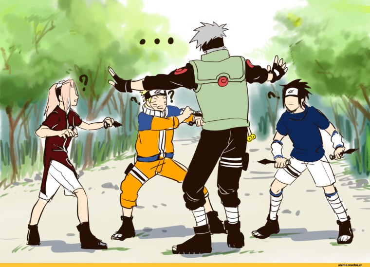 Сенсей Какаси и команда