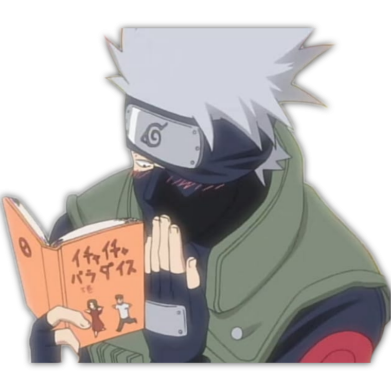 Какаши Хатаке с книгой