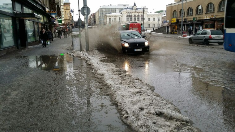 Слякоть мокрый снег