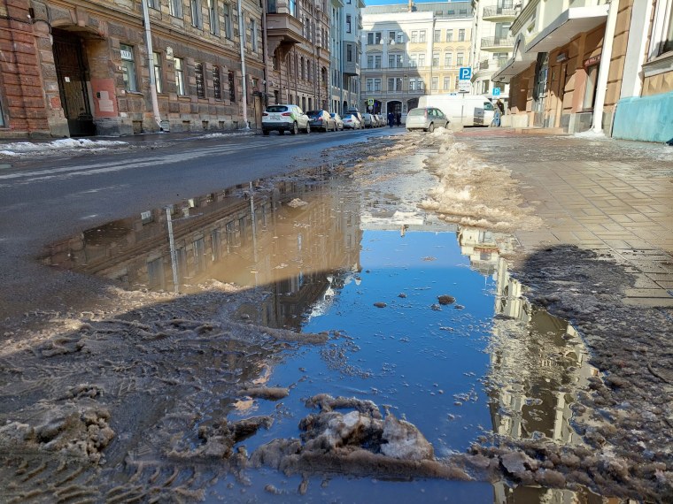 Поздняя осень слякоть