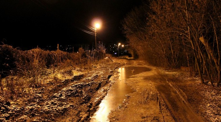 Сапожки в луже