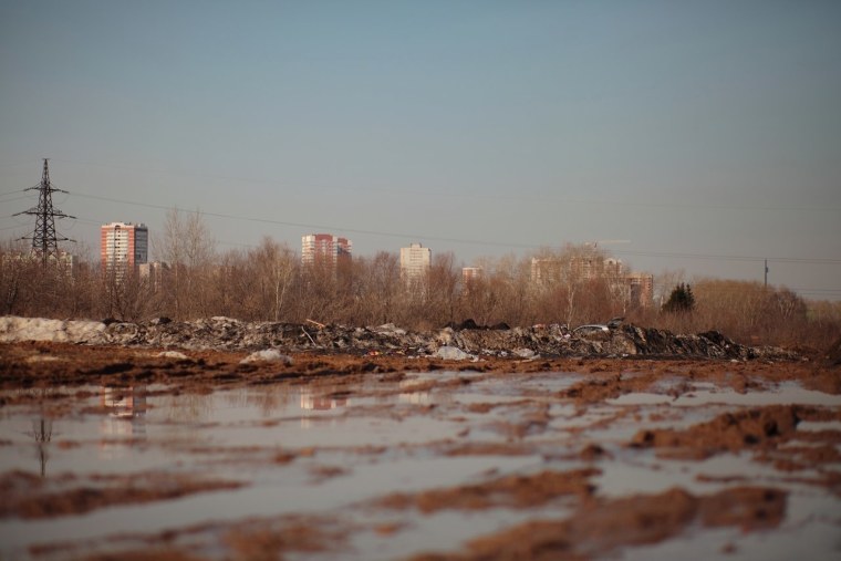 Ручей после дождя