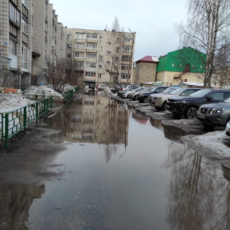 Зима в России грязь слякоть