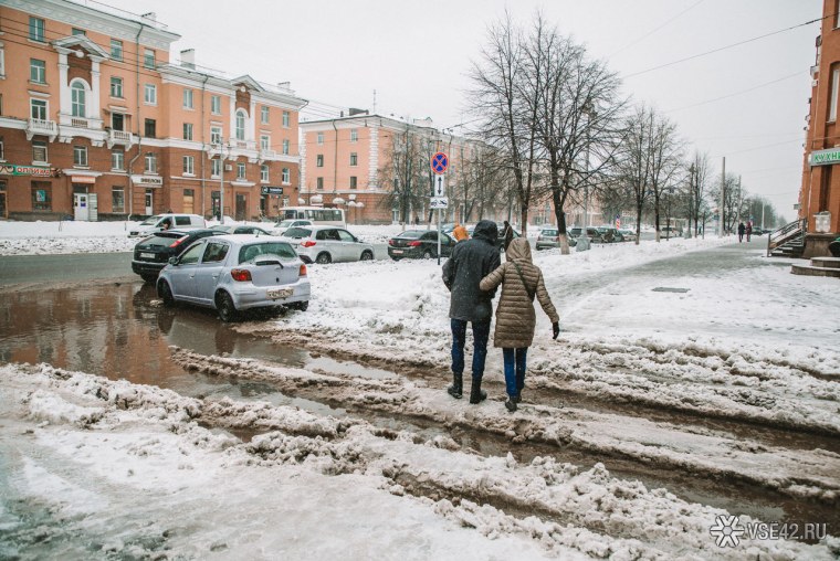 Питер зимой слякоть