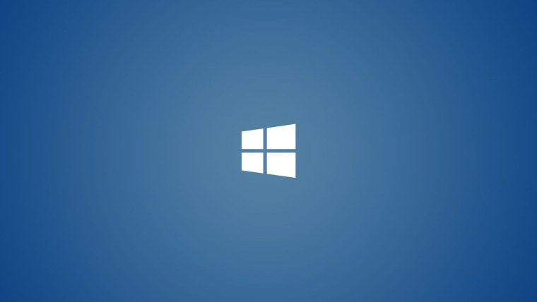 Минималистичный рабочий стол Windows 10