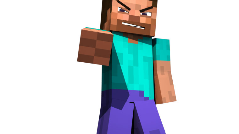 Игрок майнкрафт Стив