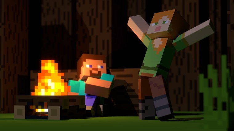 Первая ночь в МАЙНКРАФТЕ