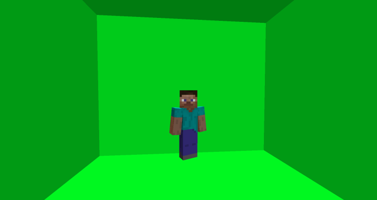 Майнкрафт Грин скрин