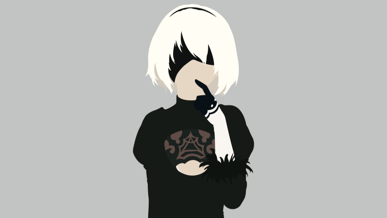 NIER Automata 2b Минимализм