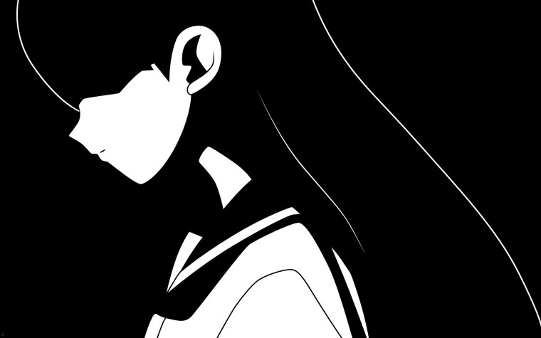 Чёрно белый аватар