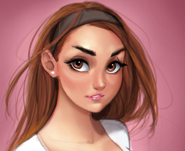 Мультяшная девочка