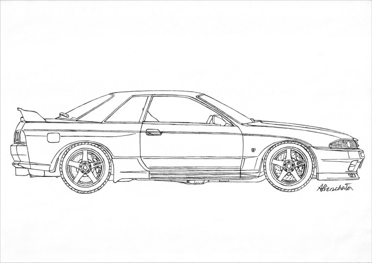 Nissan GTR r32 Blueprint