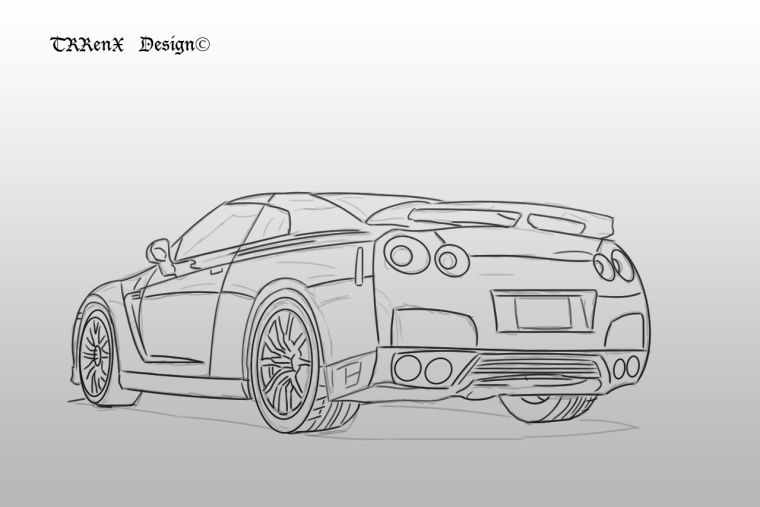 R34 Skyline рисун5