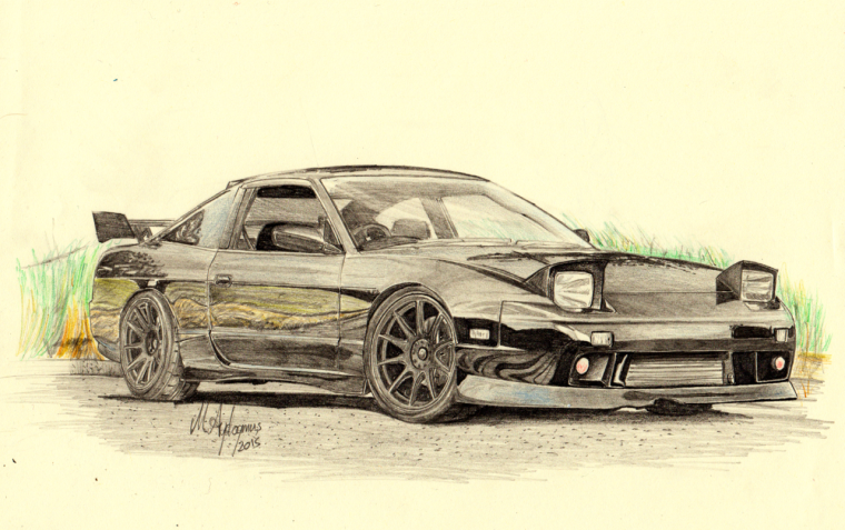 Nissan Skyline r33 арт