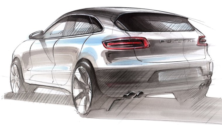 Порше Панамера скетч