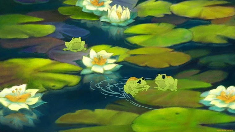 Сказочная Поляна с речкой