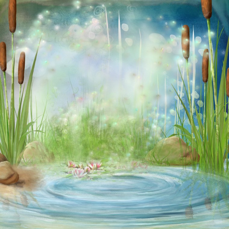 Озеро мультяшное