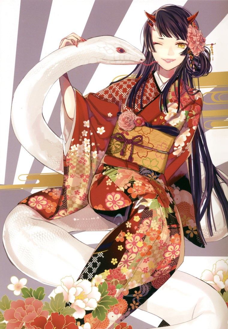 Аниме Ёкаи змеи