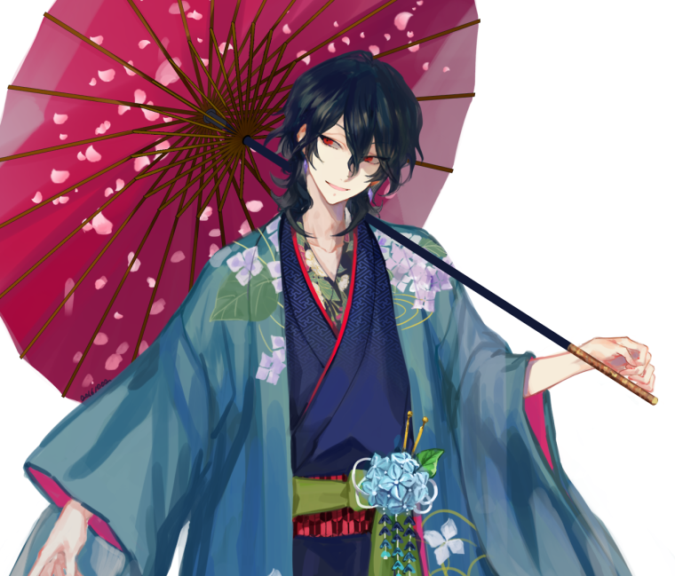 Рэй Сакума в кимоно