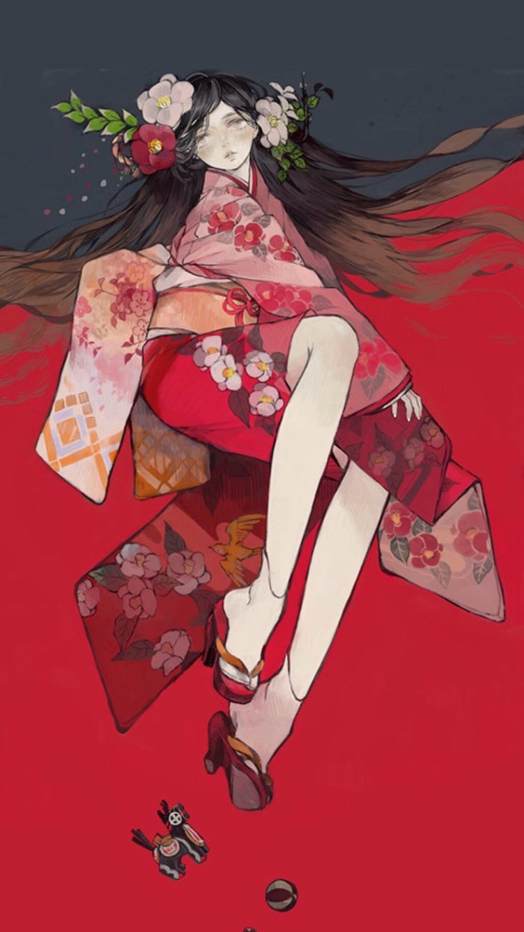 Rin Haruna кимоно