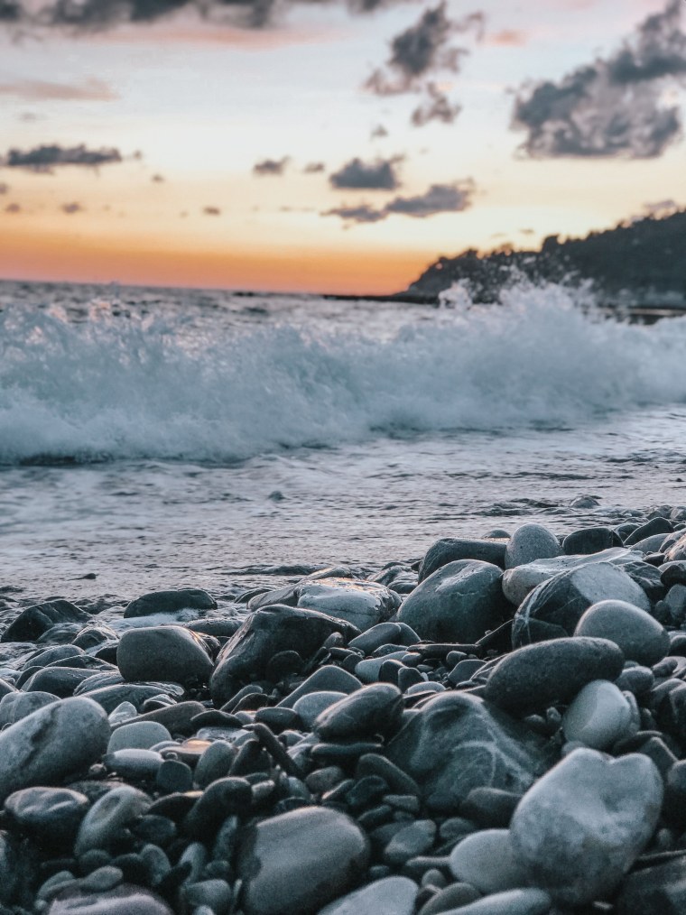 Крым Алушта закат