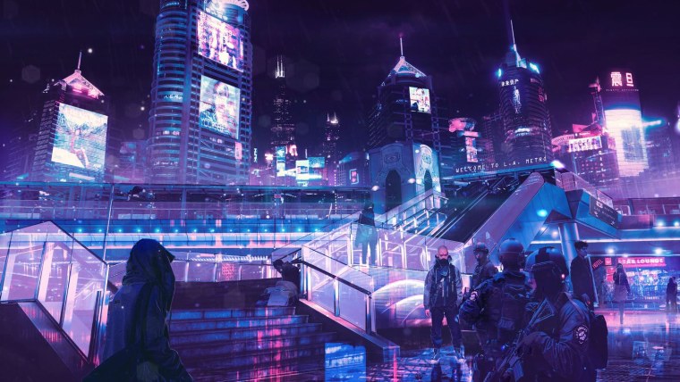 Cyberpunk 2077 солдаты