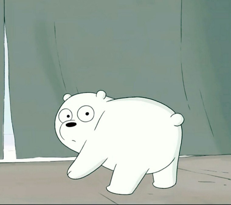 Мультфильм we bare Bears белый