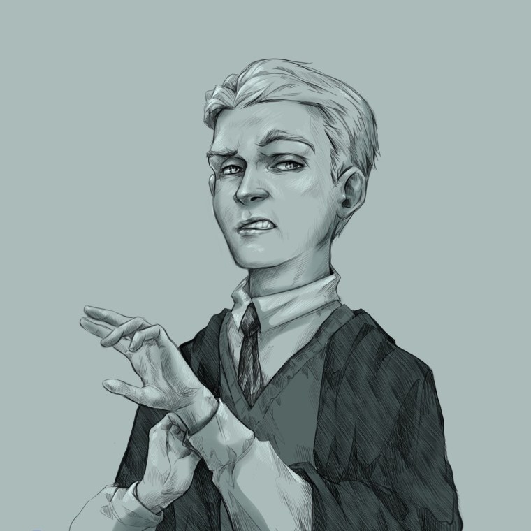 Драко Малфой арт