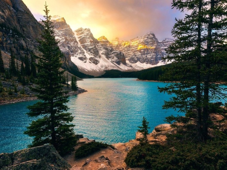 Озеро Морейн. Национальный парк Банф