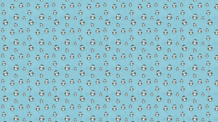 Фон пингвины