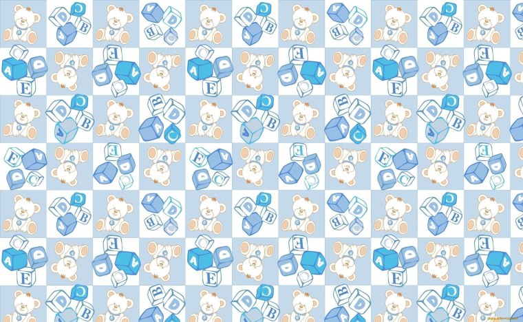 Фон голубой детский