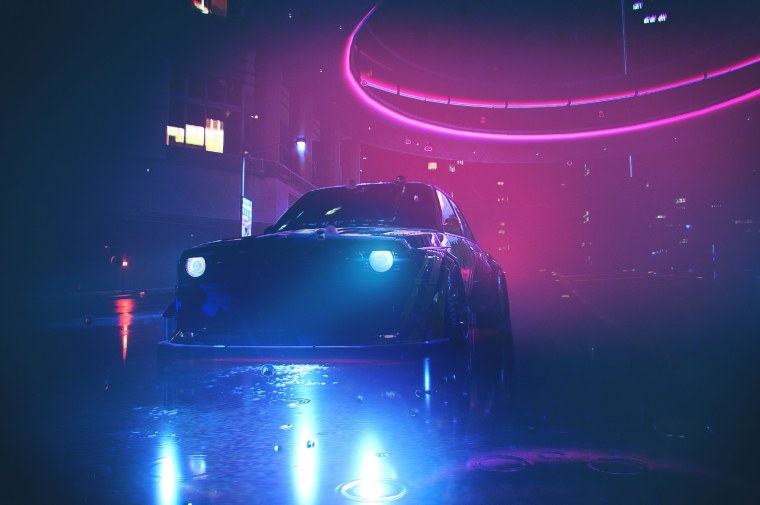 BMW m2 неон NFS 2015