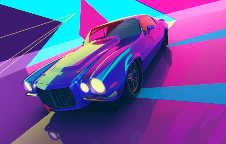 Chevrolet Corvette Synthwave