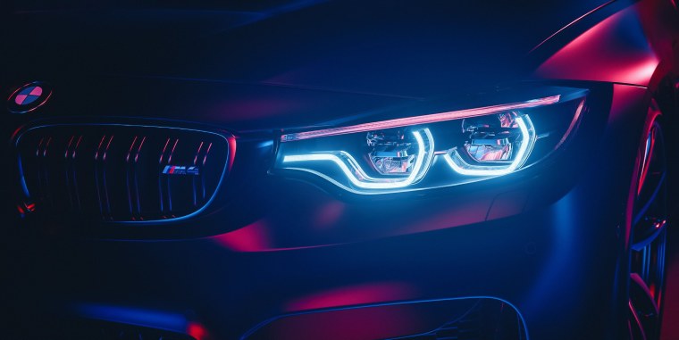 BMW m4 Headlight 4k