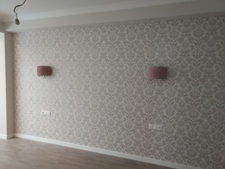 Красивый ремонт с обоями