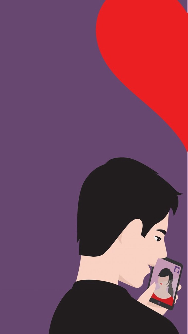 Двойные обои на телефон