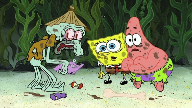 Губка Боб в лесу