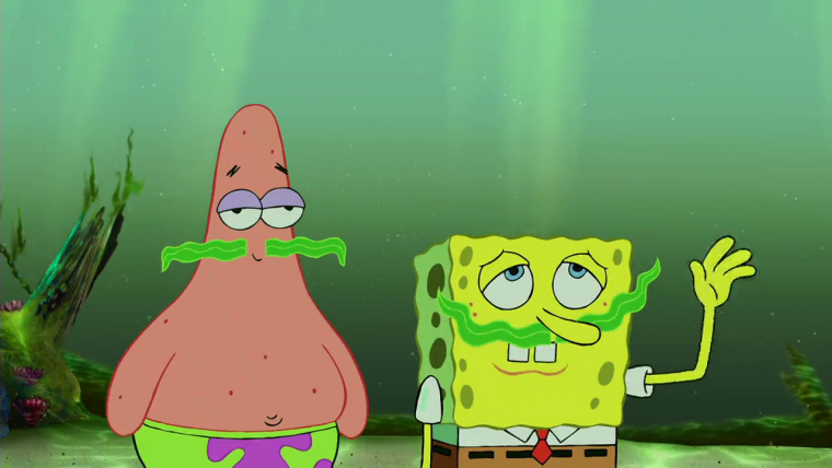 Патрик с усами