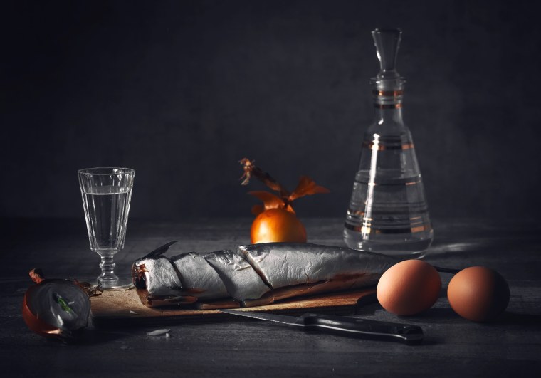 Натюрморт с водкой